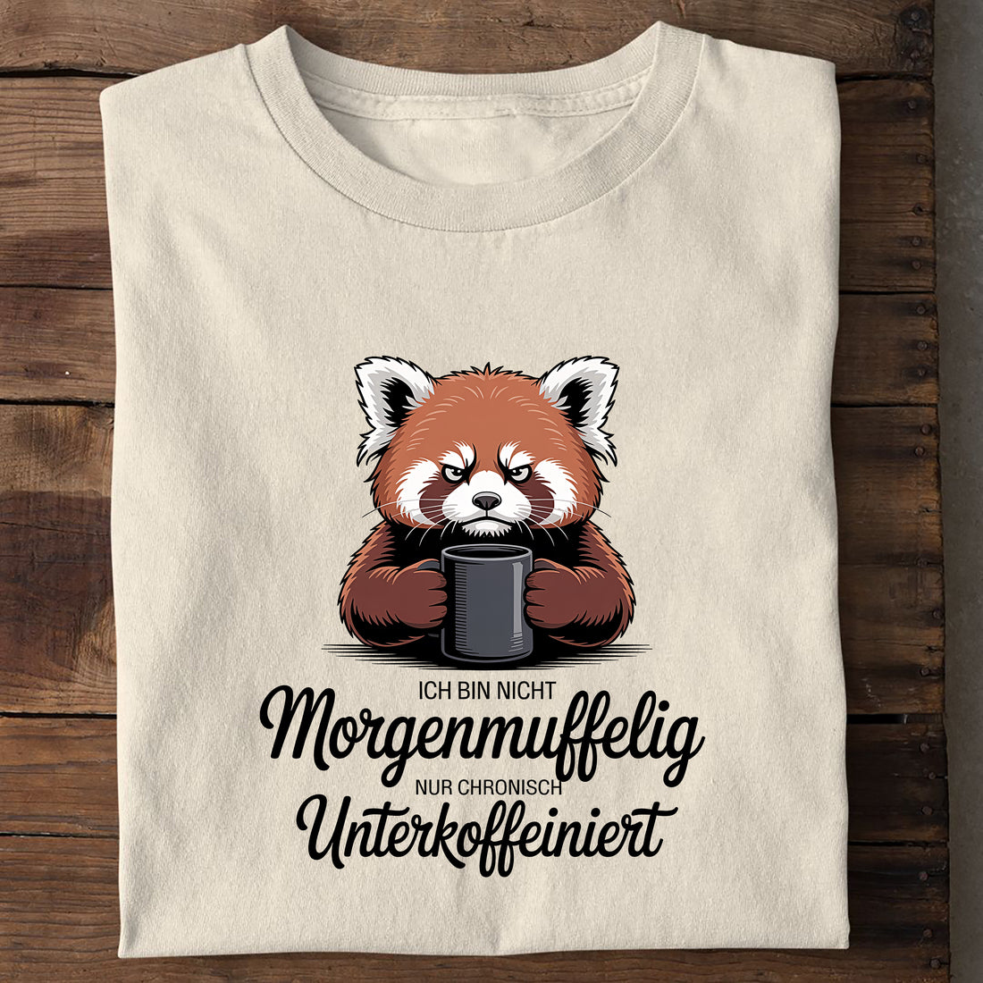 T-Shirt morgenmuffelig, Seitenansicht