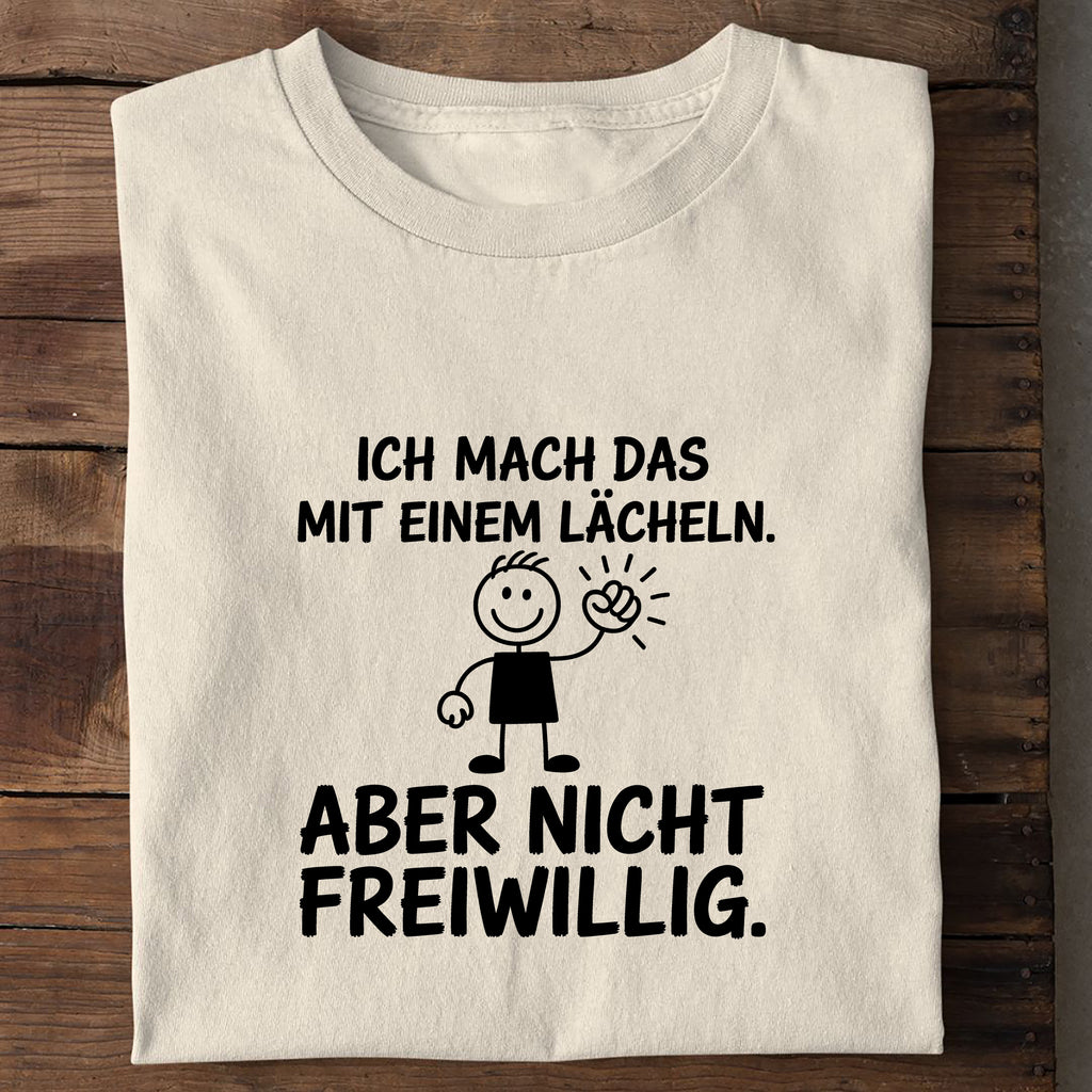 T-Shirt Mit Einem Lächeln, Seitenansicht