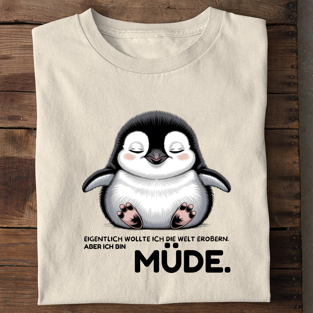 Bio T-Shirt Müde, Seitenansicht
