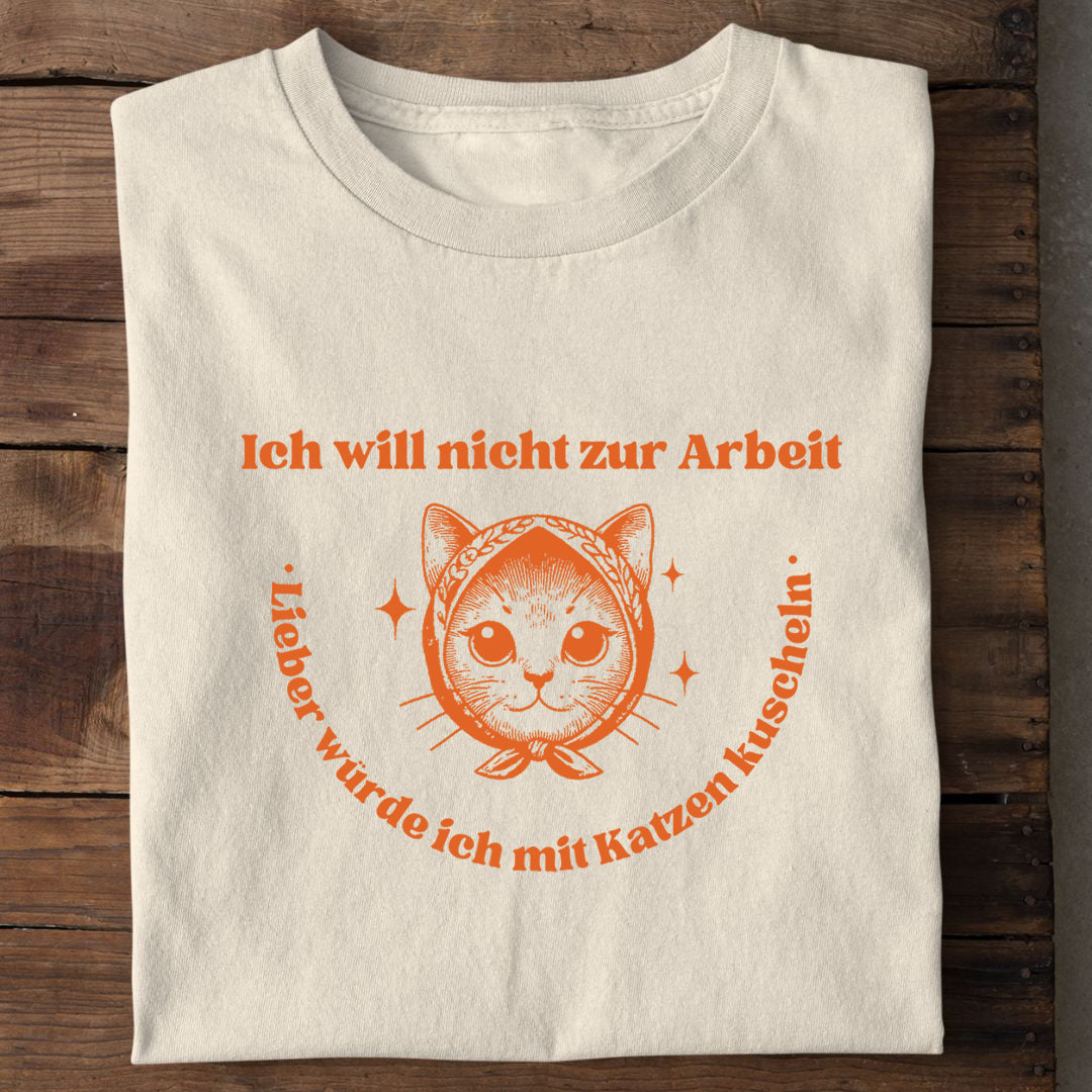 Mit Katzen kuscheln T-Shirt