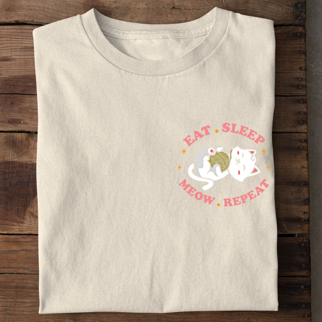 Eat-Sleep-Meow-Repeat T-Shirt