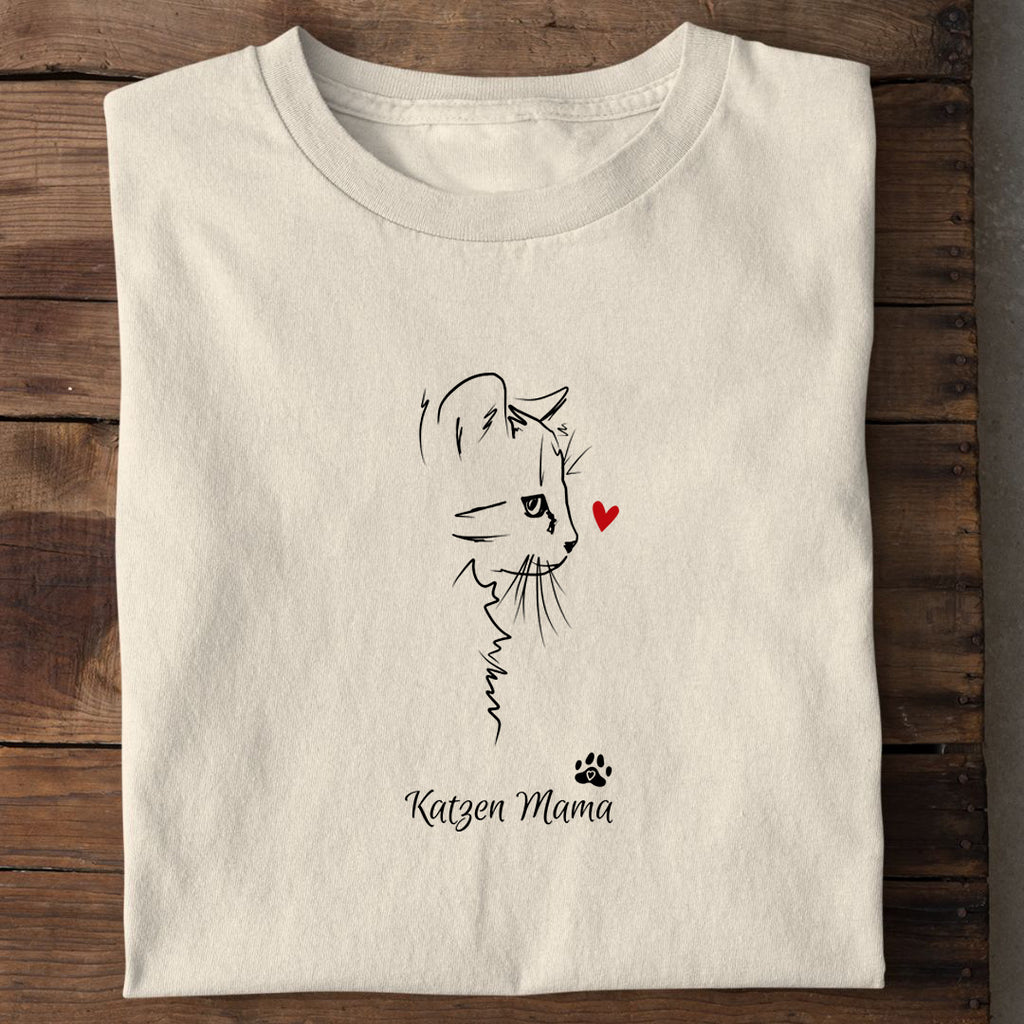 Katzen Mama T-Shirt