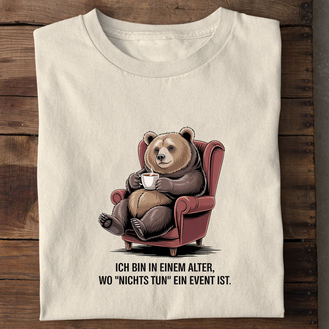 T-Shirt Ich Bin in Einem Alter, Seitenansicht
