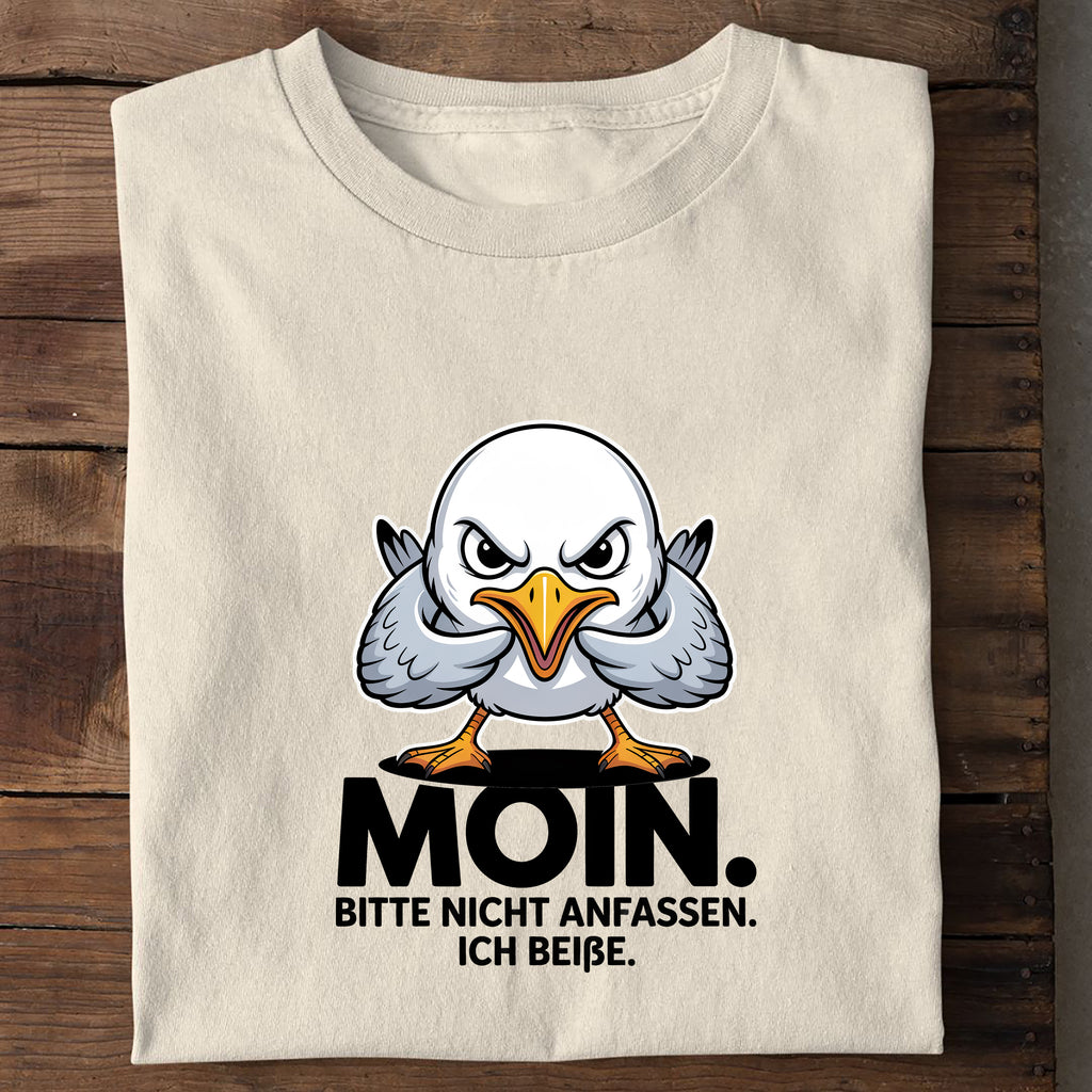 T-Shirt Moin Bitte Nicht, Seitenansicht