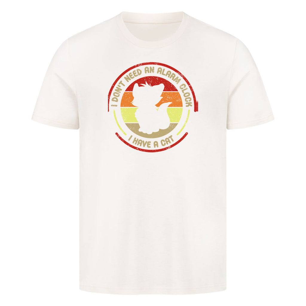 Alarm Clock Cat  T-Shirt