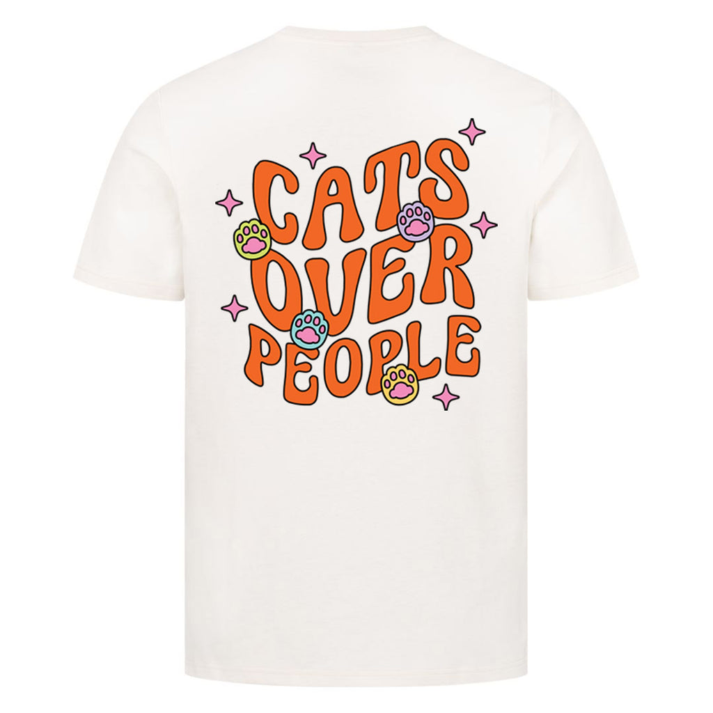 Cats Over People T-Shirt BackPrint