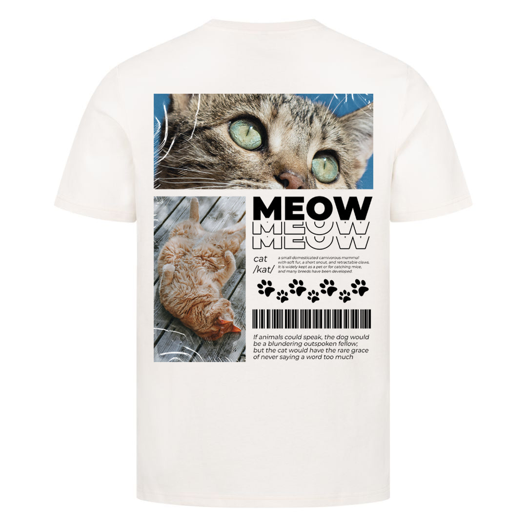 Cat Definition Modern T-Shirt BackPrint