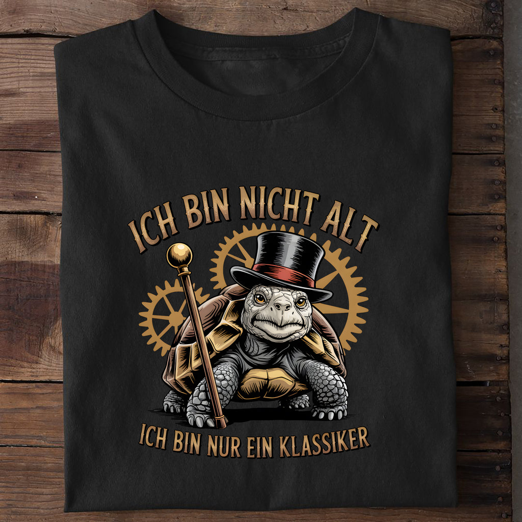 T-Shirt Ich bin ein Klassiker, getragen