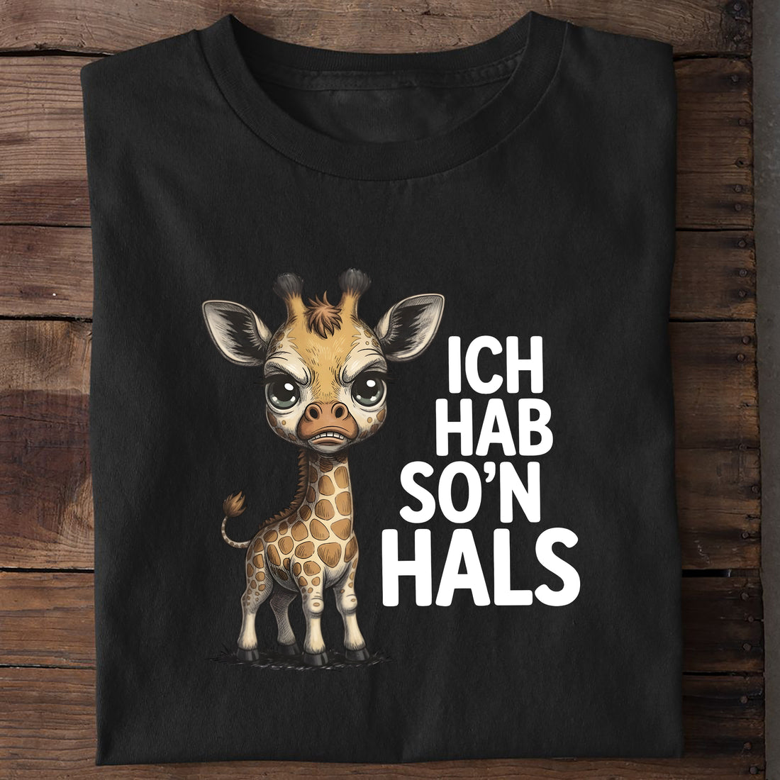 T-Shirt Ich hab so'n Hals, getragen