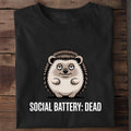 T-Shirt Social Battery, Motivansicht