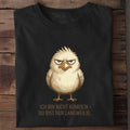 T-Shirt Du bist Nur Langweilig, getragen