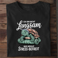 T-Shirt Stressbefreit, Motivansicht
