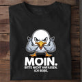 T-Shirt Moin Bitte Nicht, getragen