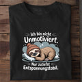 T-Shirt Entspannungsstabil, getragen