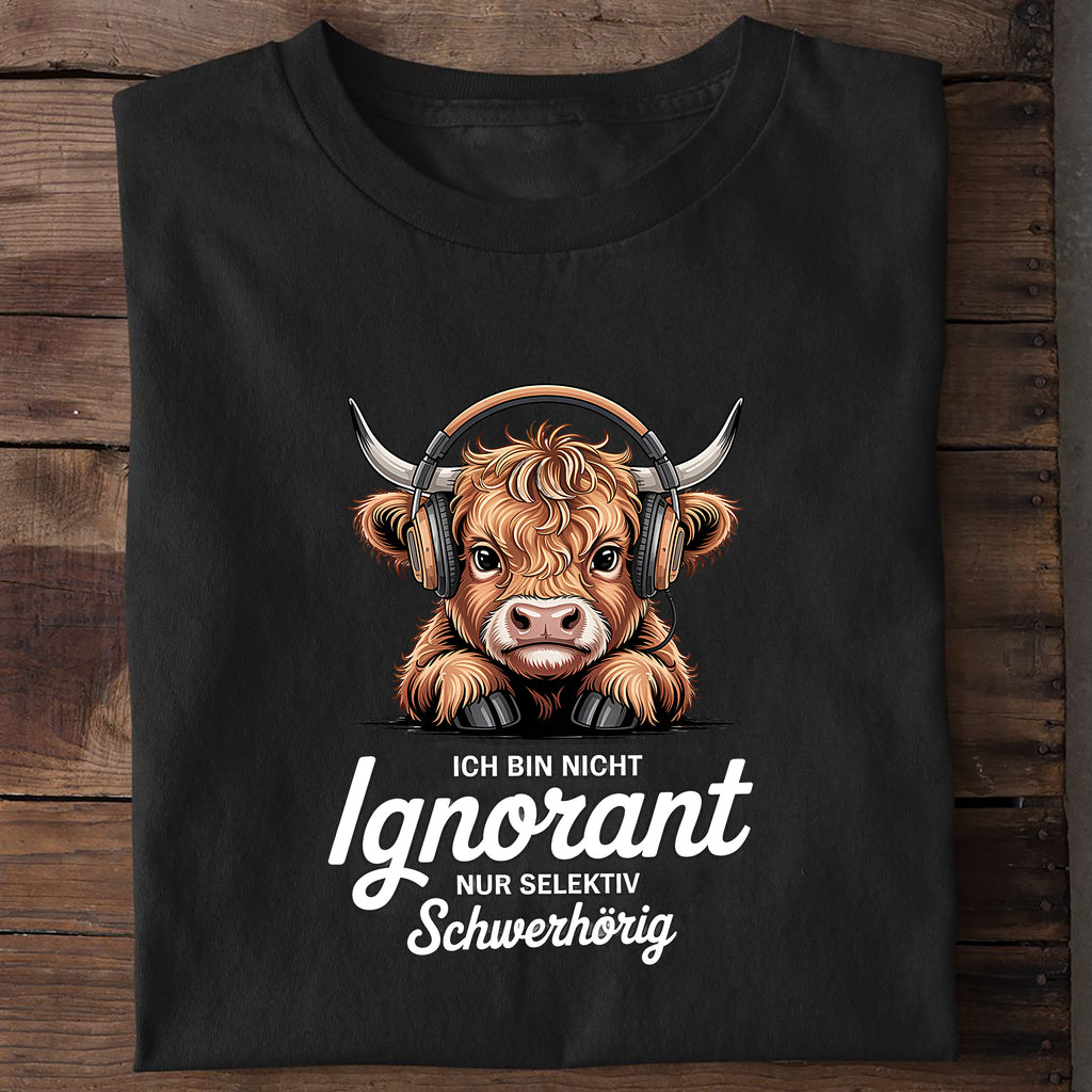 Bio T-Shirt Ignorant, getragen