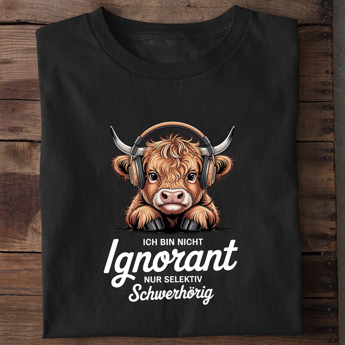 Bio T-Shirt Ignorant, getragen