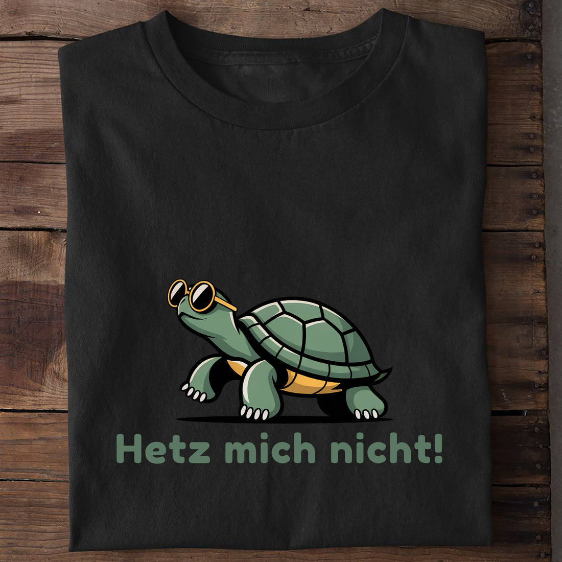 Bio T-Shirt Hetz mich nicht, getragen