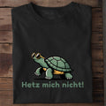 Bio T-Shirt Hetz mich nicht, getragen