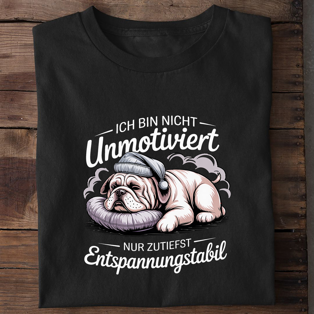 T-Shirt Entspannungsstabil, getragen