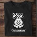 T-Shirt Unbeeindruckt Katze, Motivansicht