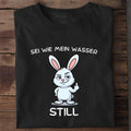 T-Shirt Sei wie mein Wasser, getragen