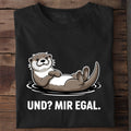 T-Shirt Und Mir egal!, getragen