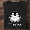 Bio T-Shirt Müde, getragen