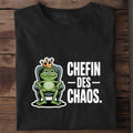 T-Shirt Chefin des Chaos, getragen