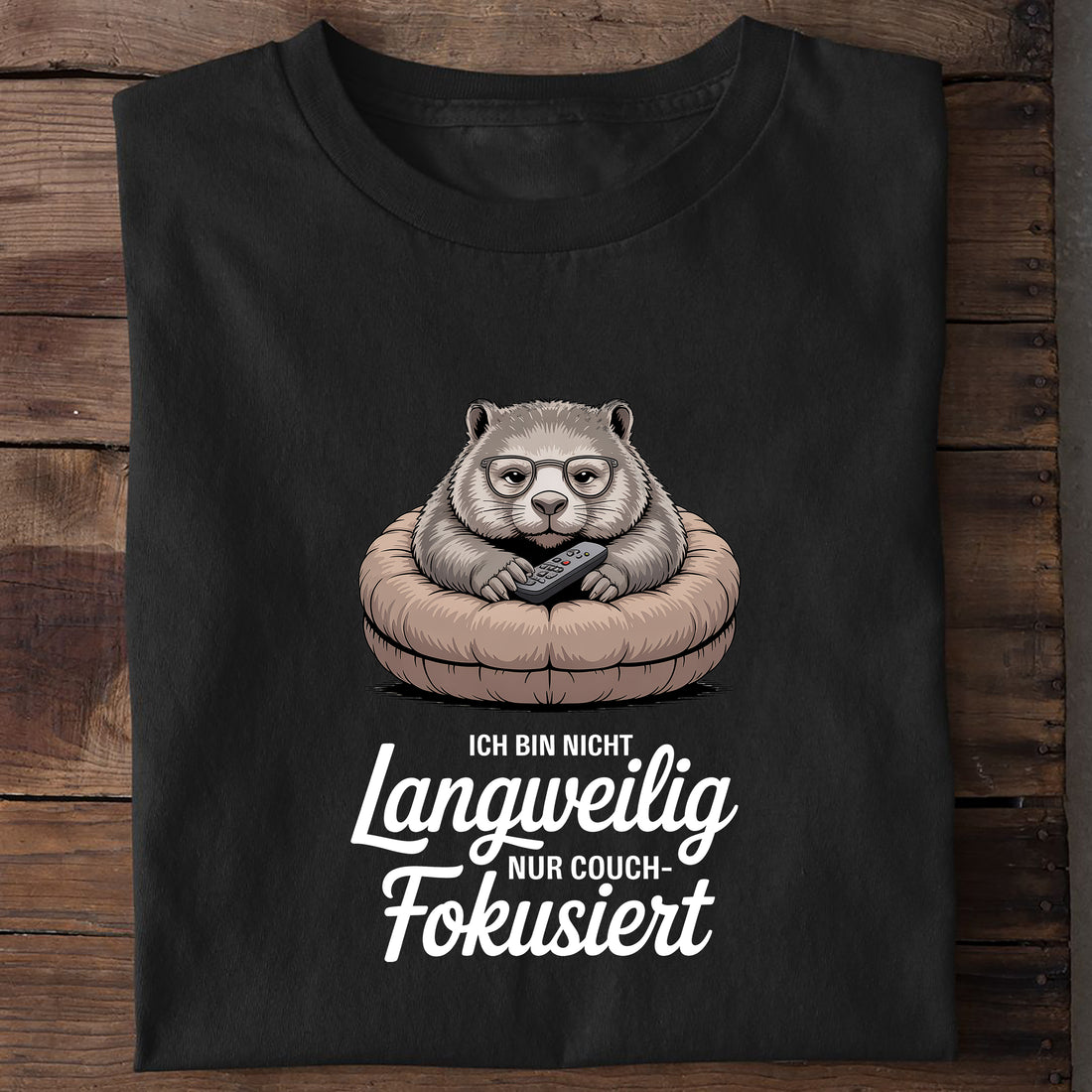 T-Shirt Couch - fokussiert, Motivansicht