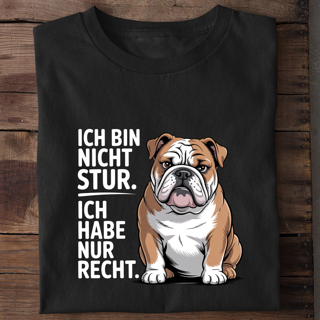 T-Shirt Ich Bin Nicht Stur, getragen
