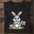 T-Shirt Nö Osterhase, getragen