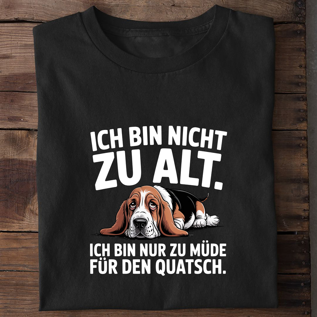 Bio T-Shirt Zu Alt, getragen
