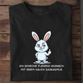 T-Shirt Ironisch mit einem Hauch Sarkasmus, getragen