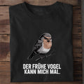 T-Shirt Frühe Vogel Spatz, getragen
