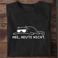 T-Shirt Heute nicht, Detailansicht