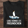 Bio T-Shirt Dünnes Eis Freundchen, getragen