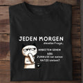 T-Shirt Jeden Morgen, getragen