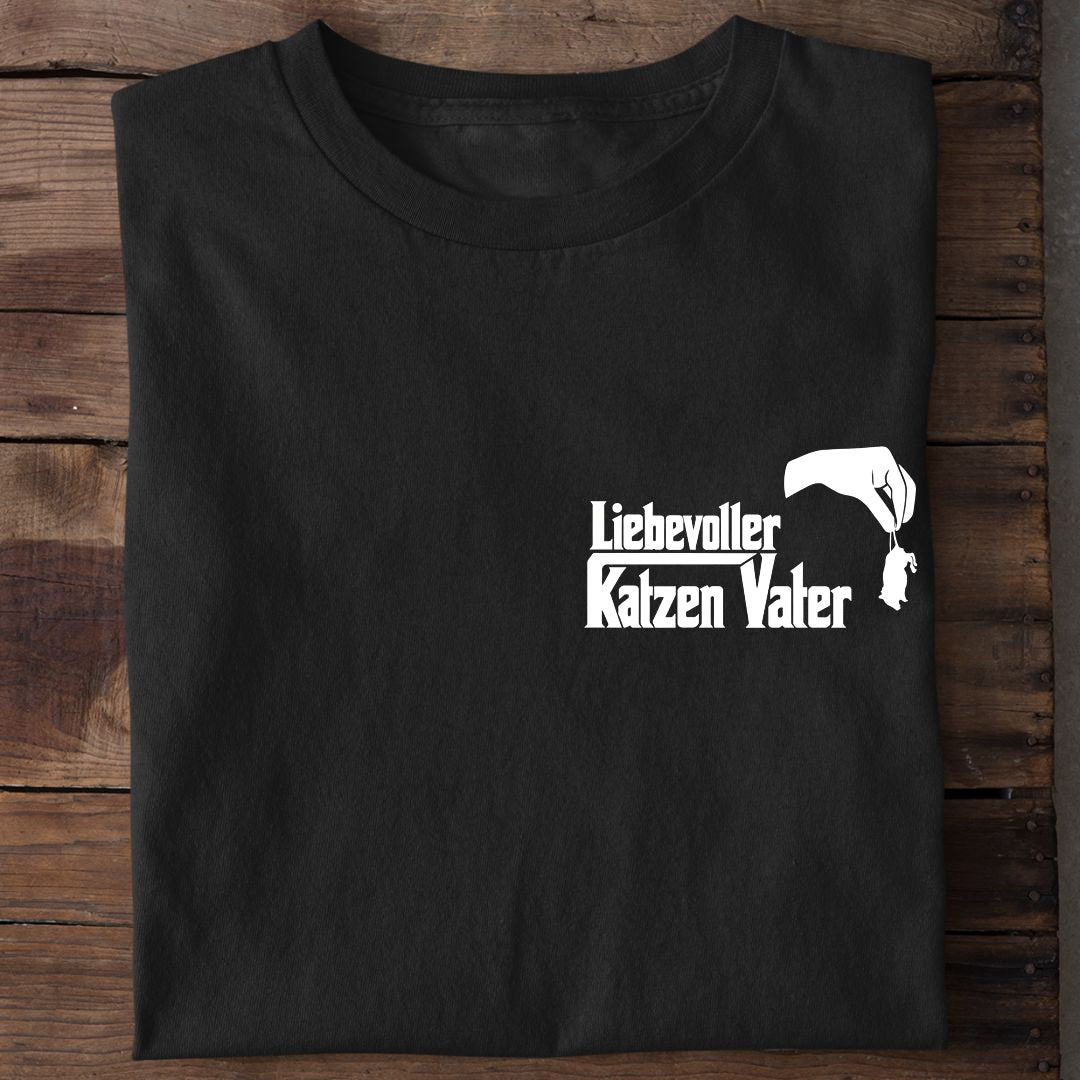 Liebevoller Katzenvater T-Shirt