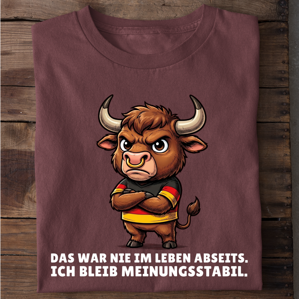 Kein Abseits - Meinungsstabil Bio T-Shirt