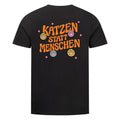 Katzen statt Menschen T-Shirt BackPrint