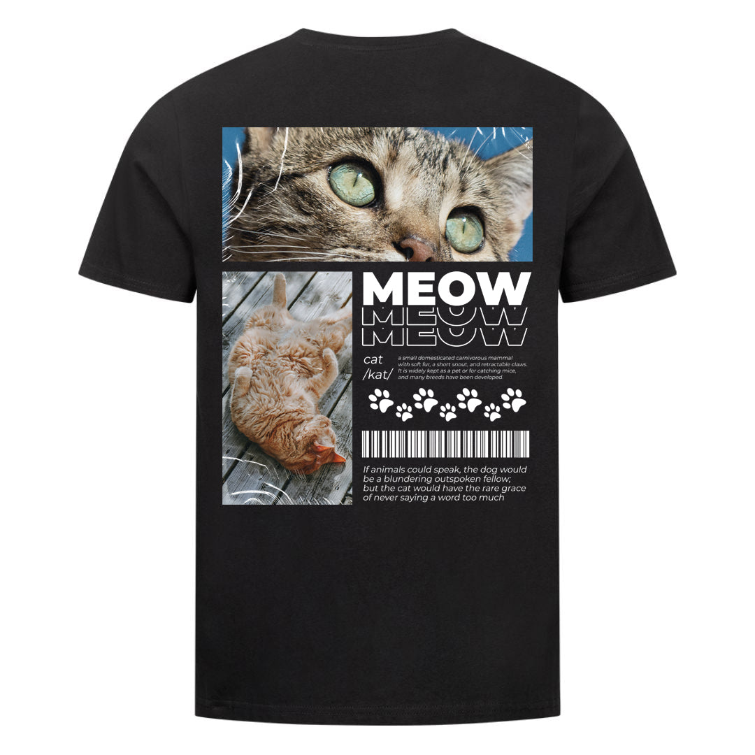 Cat Definition Modern T-Shirt BackPrint