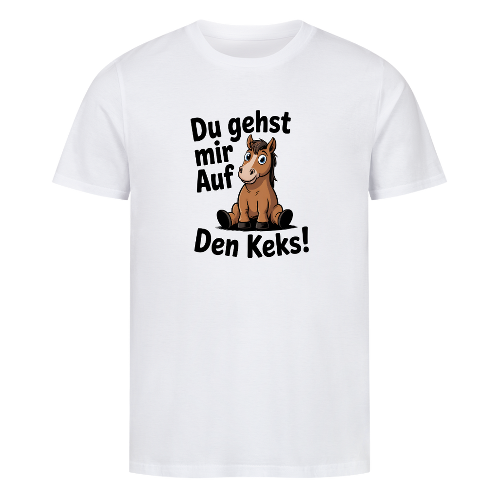T-Shirt Du gehst mir auf den Keks, Motivansicht