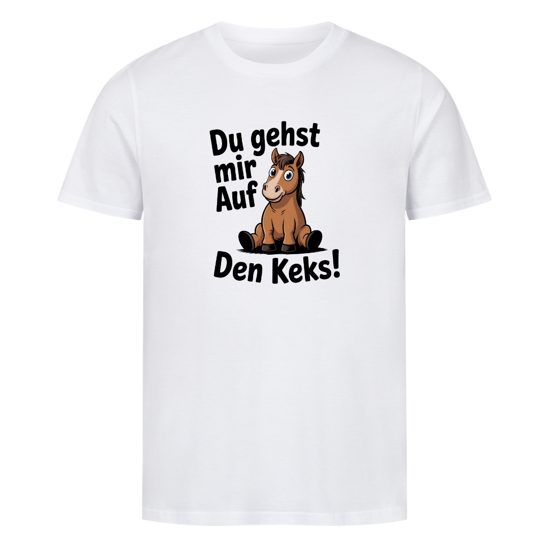 T-Shirt Du gehst mir auf den Keks, Motivansicht
