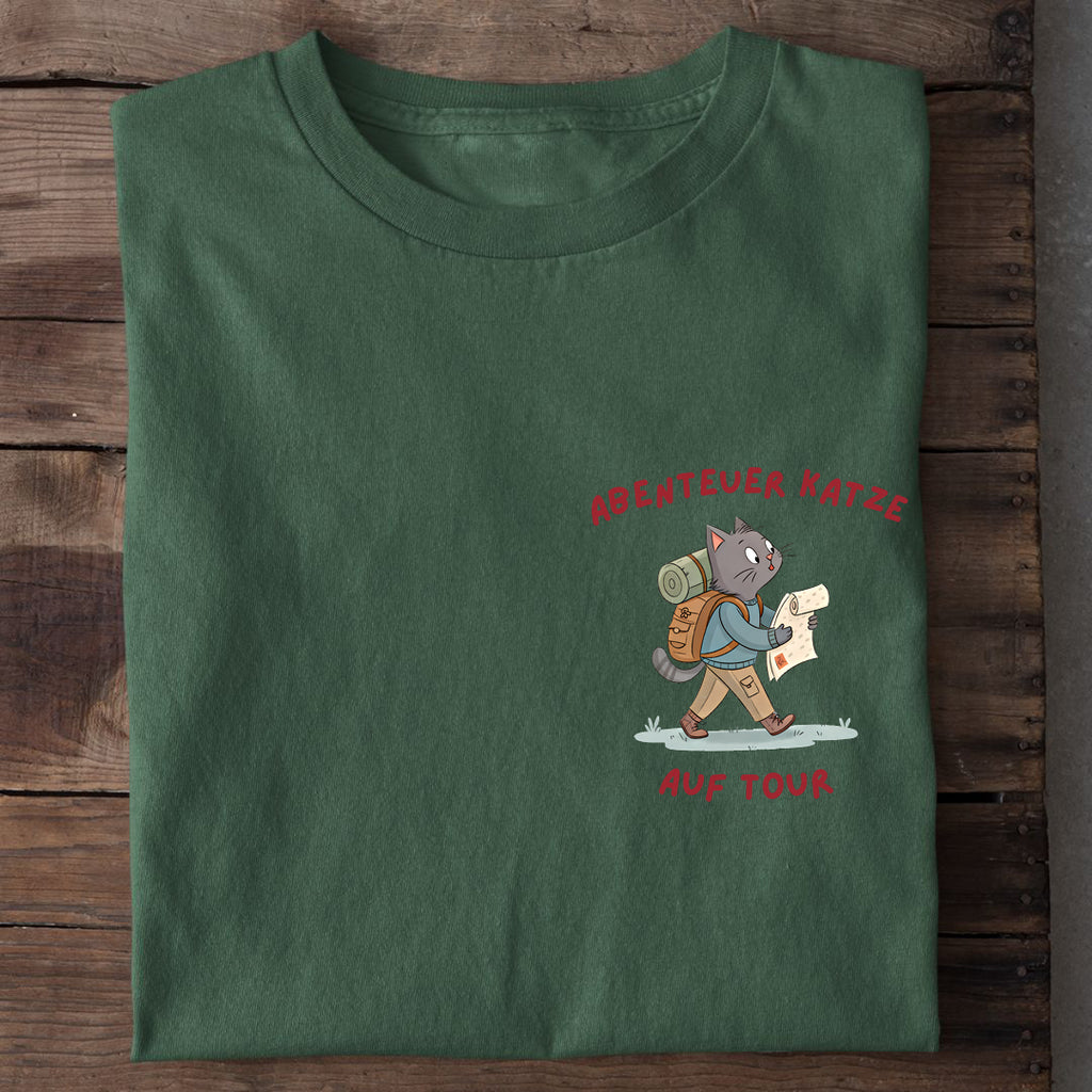 Abenteuer Katze T-Shirt