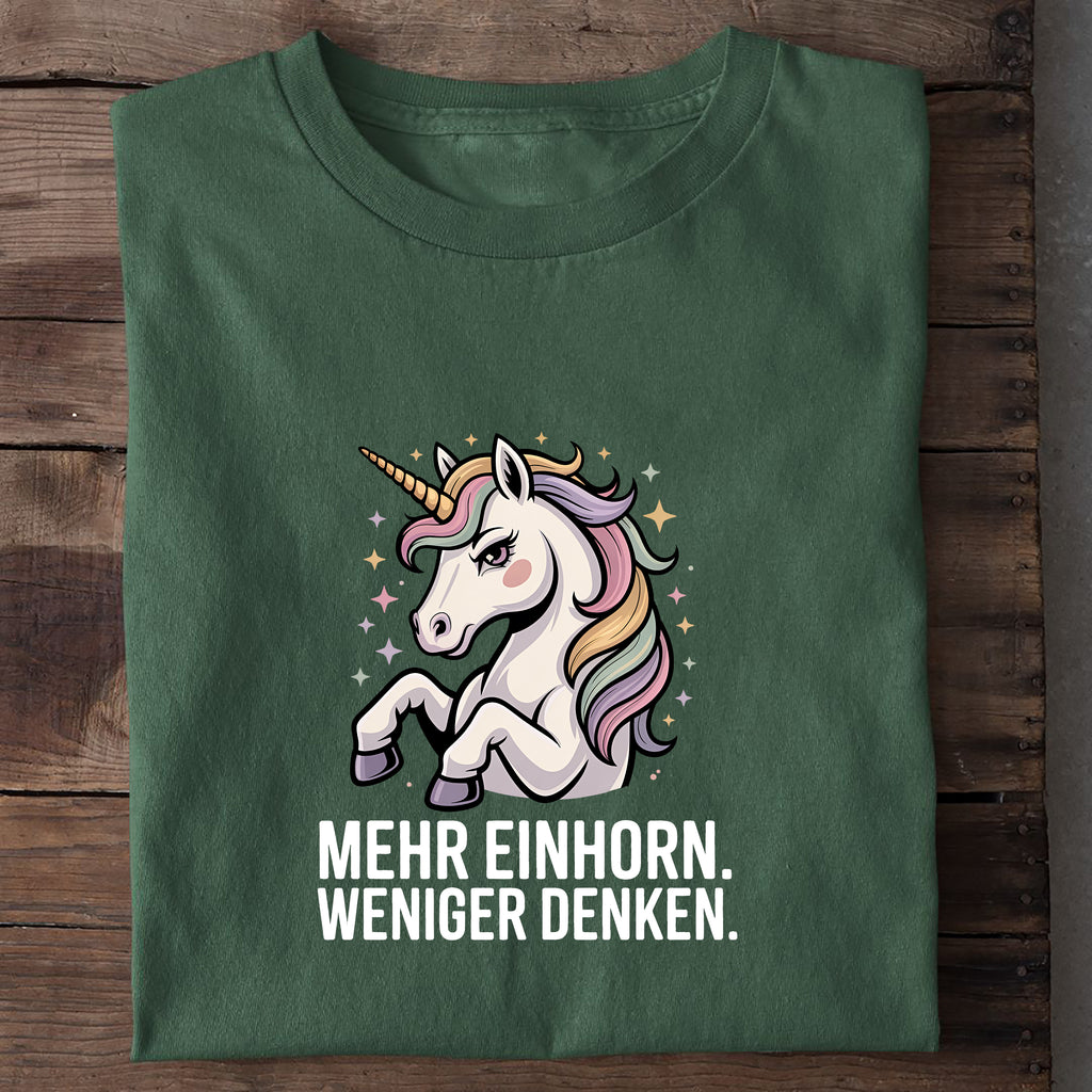 T-Shirt Mehr Einhorn, Nahaufnahme