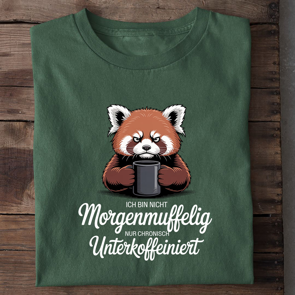 T-Shirt morgenmuffelig, Nahaufnahme