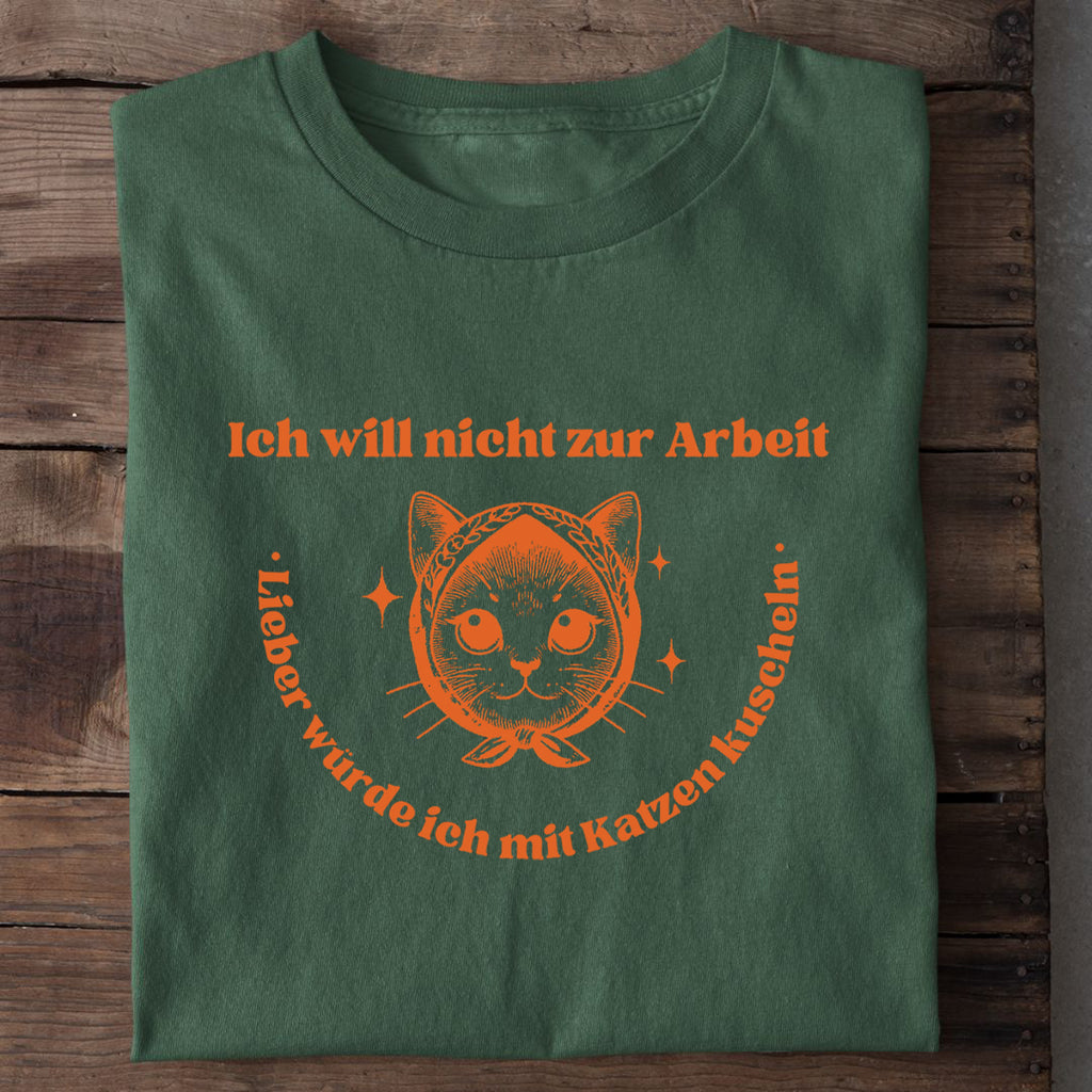 Mit Katzen kuscheln T-Shirt