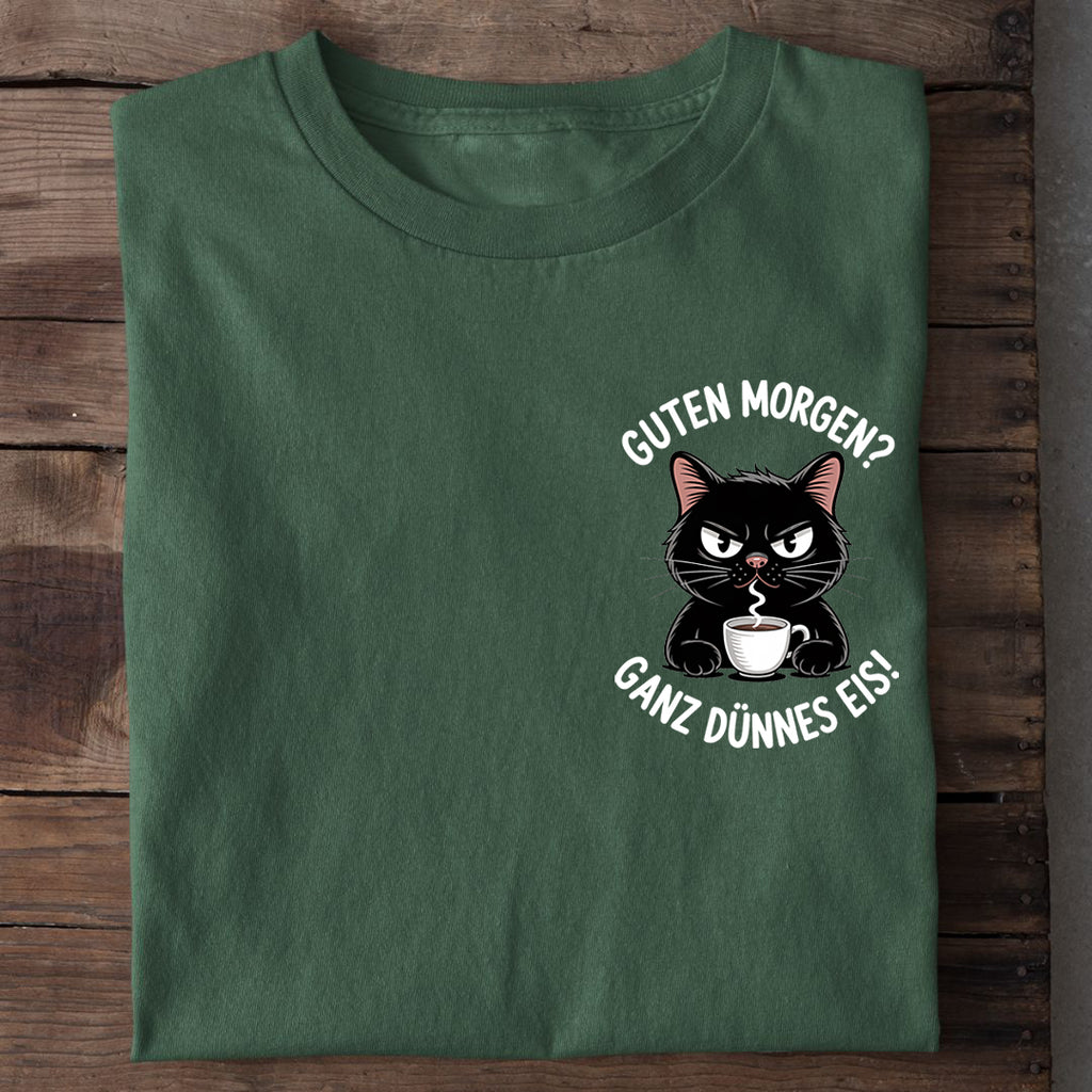 T-Shirt Guten Morgen, Nahaufnahme