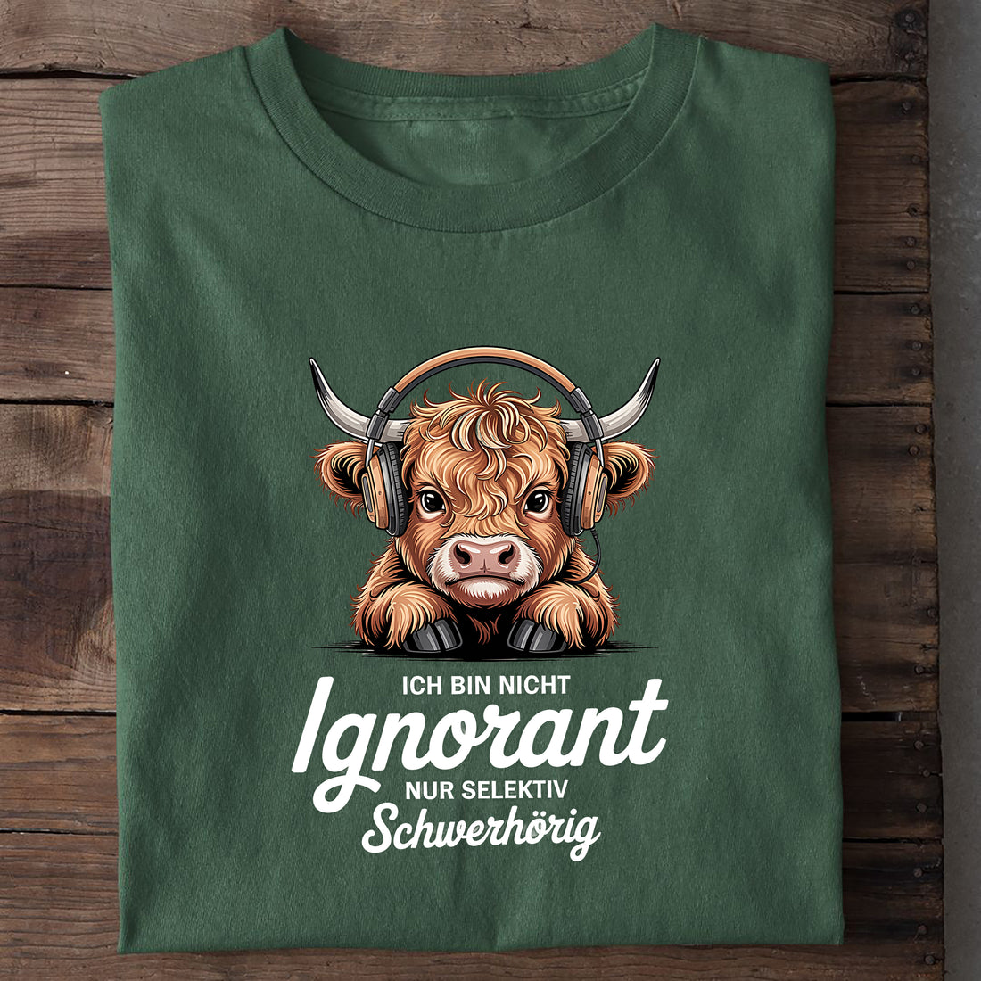 T-Shirt Ignorant, Nahaufnahme