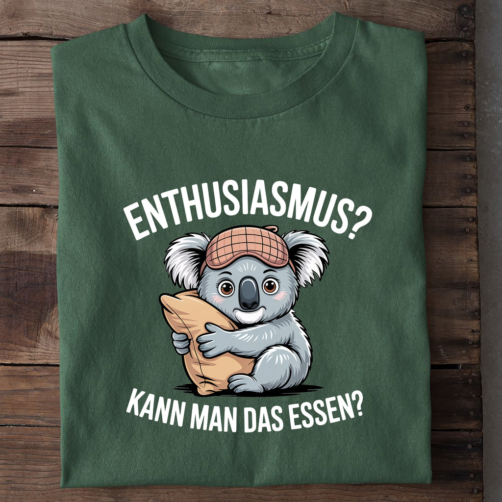 T-Shirt Kann man das Essen, Nahaufnahme